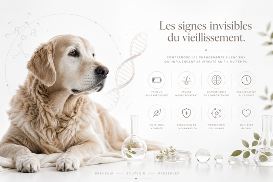Les signes invisibles du vieillissement chez le chien